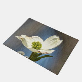 Paillasson Fleur de Dogwood Blanc