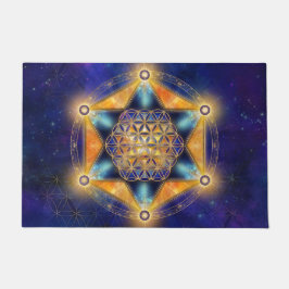 Paillasson Fleur de vie Merkaba Star - Géométrie sacrée