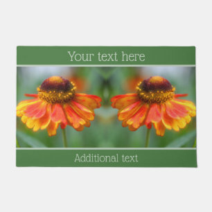 Paillasson Fleur Dreamy Zinnia personnalisée