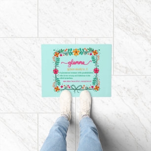 Paillasson Fleur Frame Grandma Grand-mère Définition