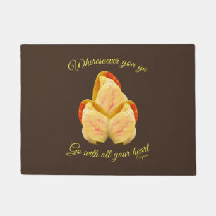 Paillasson Fleur Tulip Aller Avec Votre Coeur Inspirationnel