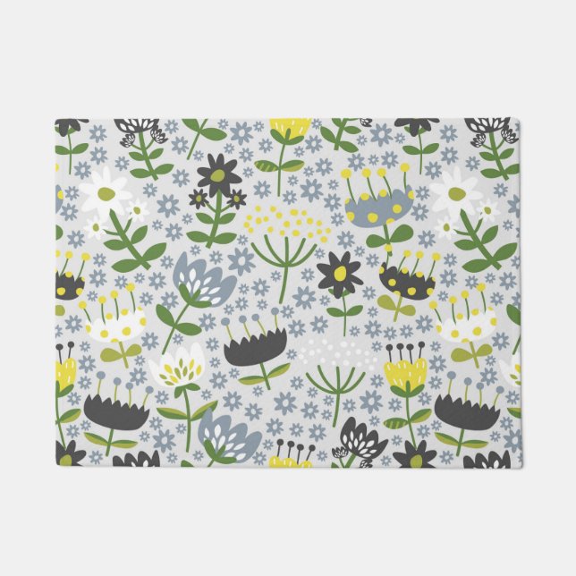 Paillasson fleurs (Devant)