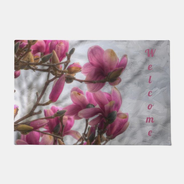 Paillasson Fleurs d'arbre de tulipe (Devant)