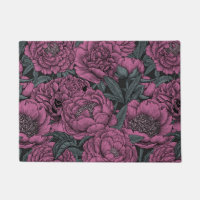 Fleurs de pivoines violettes