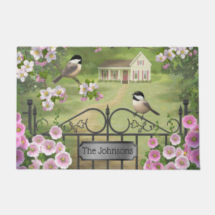 Paillasson Fleurs de poulet Ferme victorienne