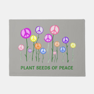 Paillasson Fleurs des signes de paix