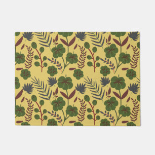 Paillasson Fleurs et papillons floraux motifs sans soudure