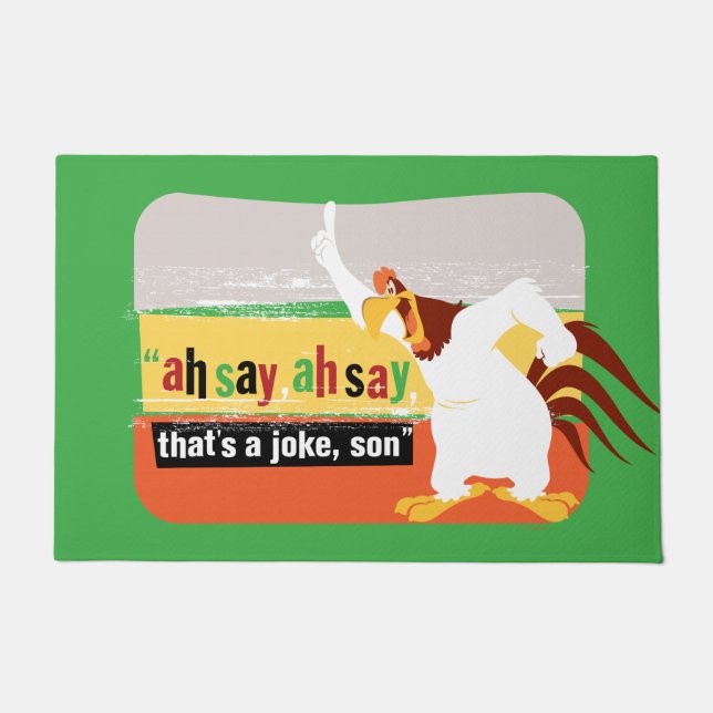 Paillasson Foghorn C'est une blague, Fils (Devant)