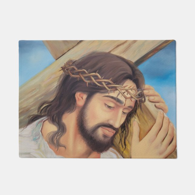 Paillasson Foi chrétienne Jésus Christ (Devant)