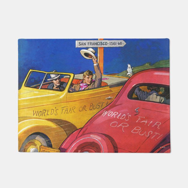 Paillasson Foire mondiale ou buste (Devant)