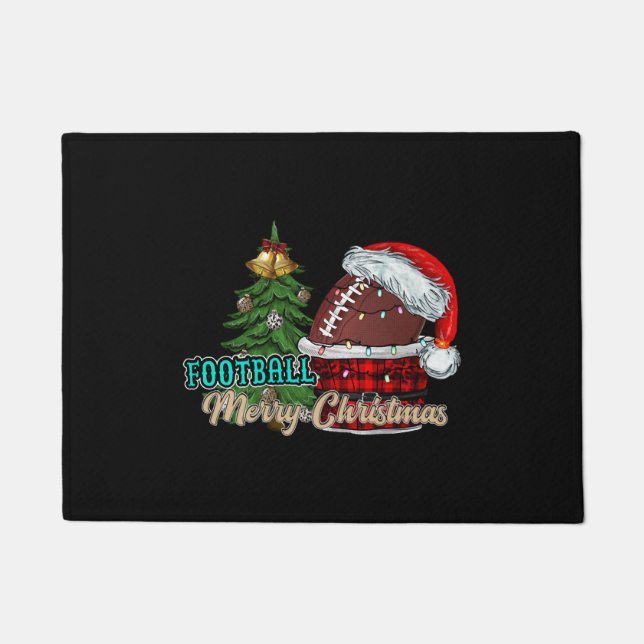 Paillasson Football Joyeux Noël (Devant)