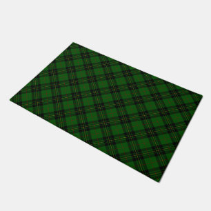 Paillasson Forbes tartan vert noir plaid