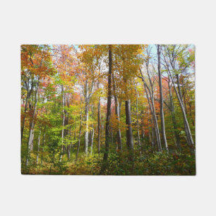 Paillasson Forêt d'automne I Photographie de paysage automnal
