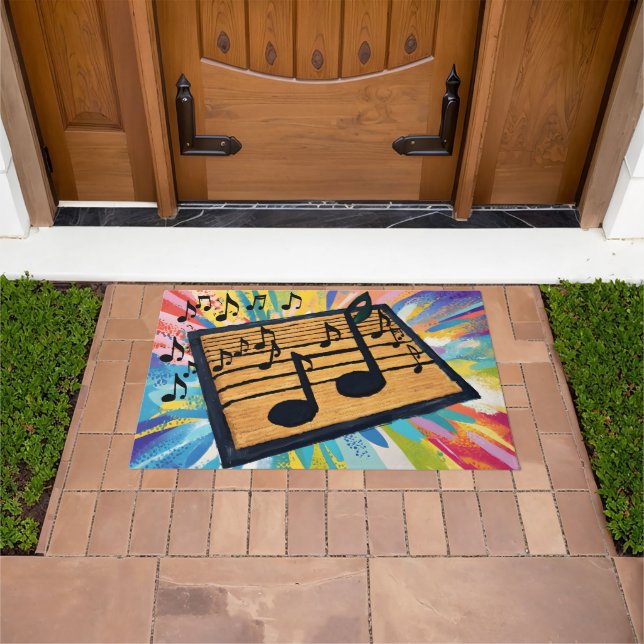 Paillasson Format de notes musicales (De plein air)