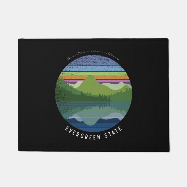 Paillasson Format de port d'état à feuillage persistant (Devant)