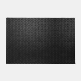 Paillasson Forme d'hexagone noir