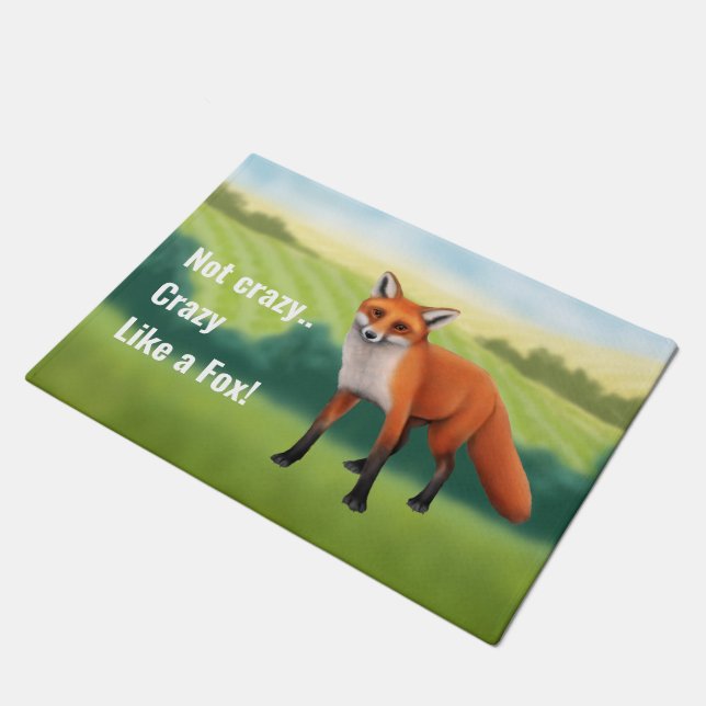 Paillasson fou comme un renard (Incliné)