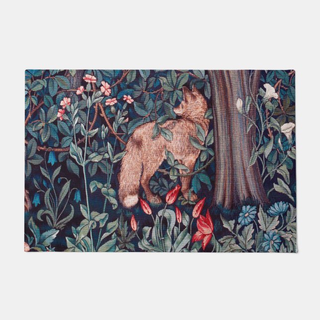 Paillasson Fox dans la forêt, William Morris (Devant)