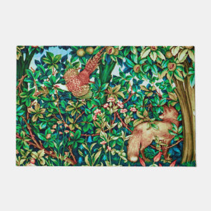 Paillasson Fox de William Morris et copie de tapisserie de