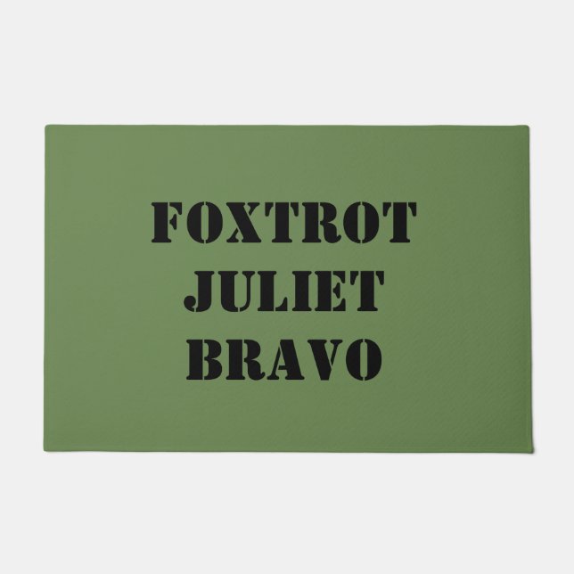 PAILLASSON FOXTROT JULIET BRAVO (Devant)