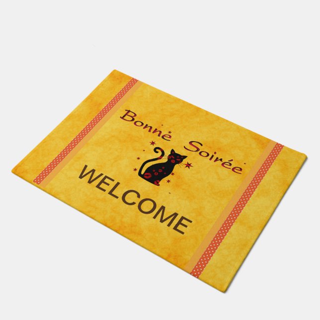 Paillasson Français : Bonne Soiree Doormat (Incliné)