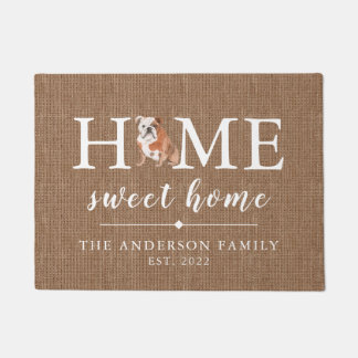 Paillasson Français Bulldog Home Sweet Home Doormat