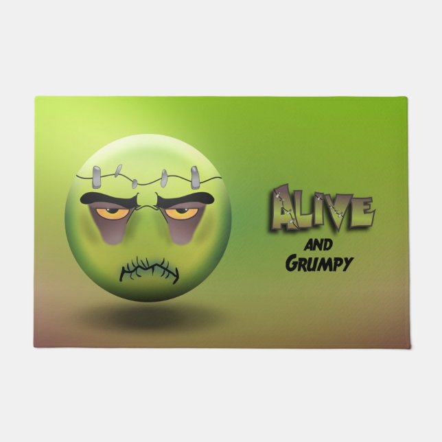 Paillasson Frankenmoji Fußmatte (Vorderseite)