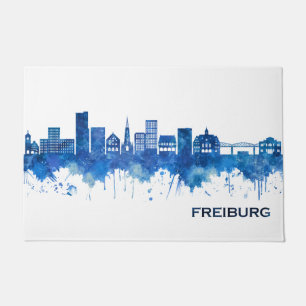 Paillasson Freiburg Allemagne Skyline Blue