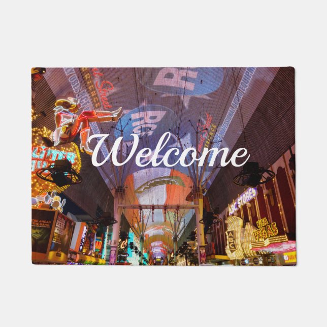 Paillasson Fremont Street Experience Welcome Domat (Devant)