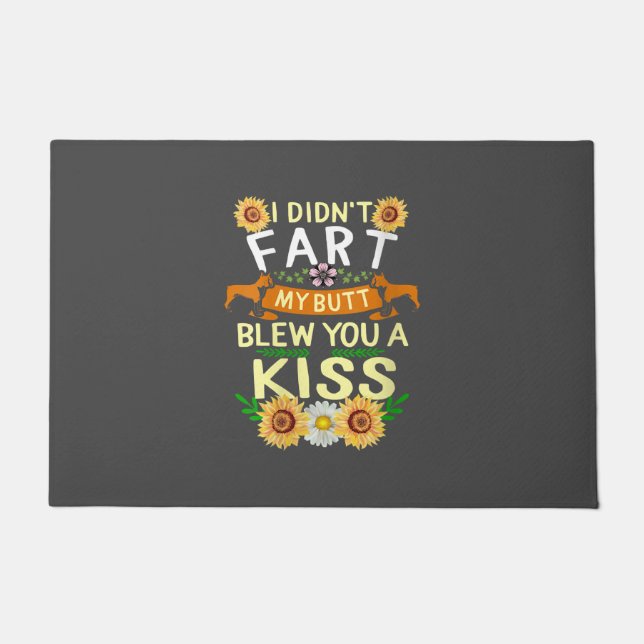 Paillasson Frenchie n'a pas pété, mais baiser maman Mama (Devant)