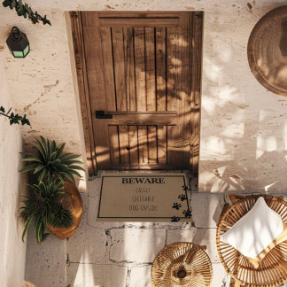 Paillasson Funky Custom Pet chat Chien Pâtes Typographie mode