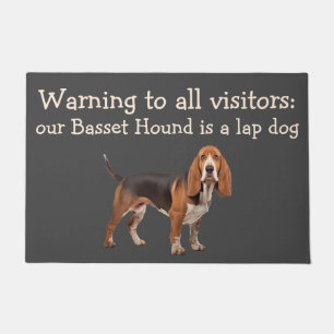 Paillasson Funny Basset Hound Thème Maison Animaux Humours Ma