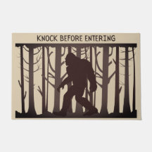 Funny Bigfoot Sasquatch silhouette frapper avant