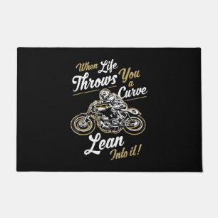 Paillasson Funny Biker cite un cadeau de moto sarcastique
