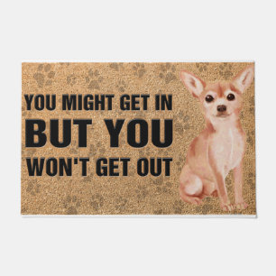 Paillasson Funny Chihuahua Dit mat, maman de chien
