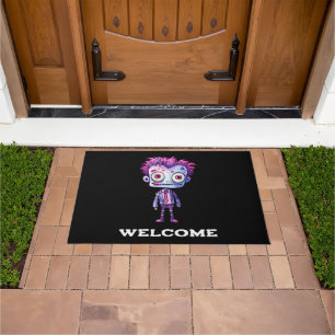 Paillasson Funny Frankenstein Monster Halloween Fun Welcome