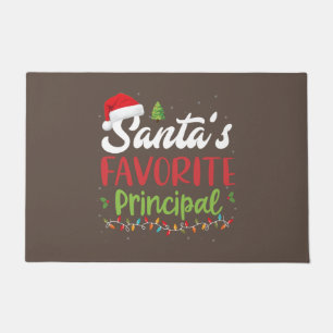 Paillasson Funny Père Noël Favori Principal Noël