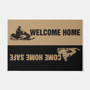 Paillasson Funny Skiing mat, cadeau de vacances pour la famil