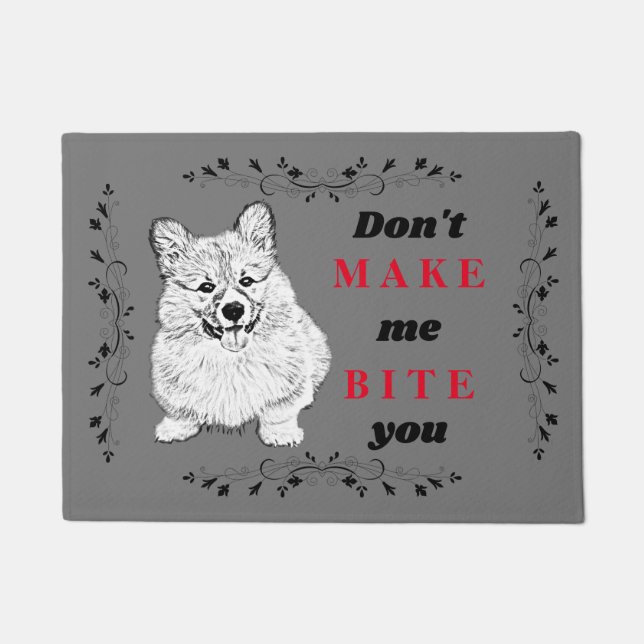 Paillasson Funny Welsh Corgi Doormat (Devant)