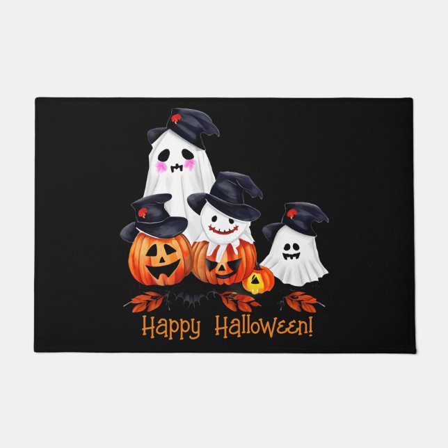 Paillasson Gang Fantôme Whimsical Halloween Porte Mat (Devant)