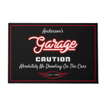 Garage N'Importe Quel Nom Drôle Dire Voitures Roug