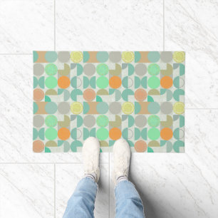 Paillasson Géométrique moderne multicolore