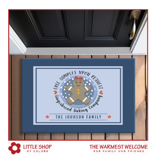 Paillasson Gingerbread Cookie Baking Company Nom de famille