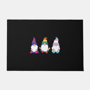 Paillasson Gnome LGBTQ Bisexual Transexuel Ally