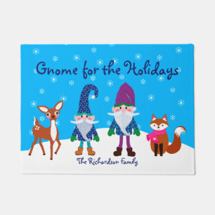 Paillasson Gnome pour les fêtes Noël