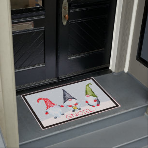 Paillasson Gnomes de Noël fantaisistes