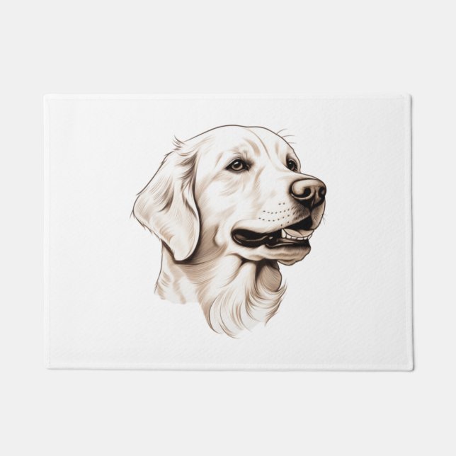 Paillasson Golden Retriever 2 (Devant)