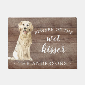 Paillasson Golden Retriever Dog Porte Mat personnalisé