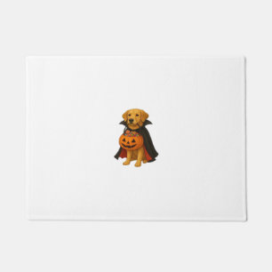 Paillasson Golden Retriever Halloween Chien avec bonbon Citro