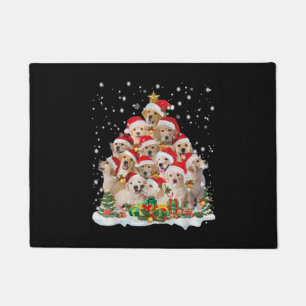 Paillasson Golden Retrior Christmas Premium